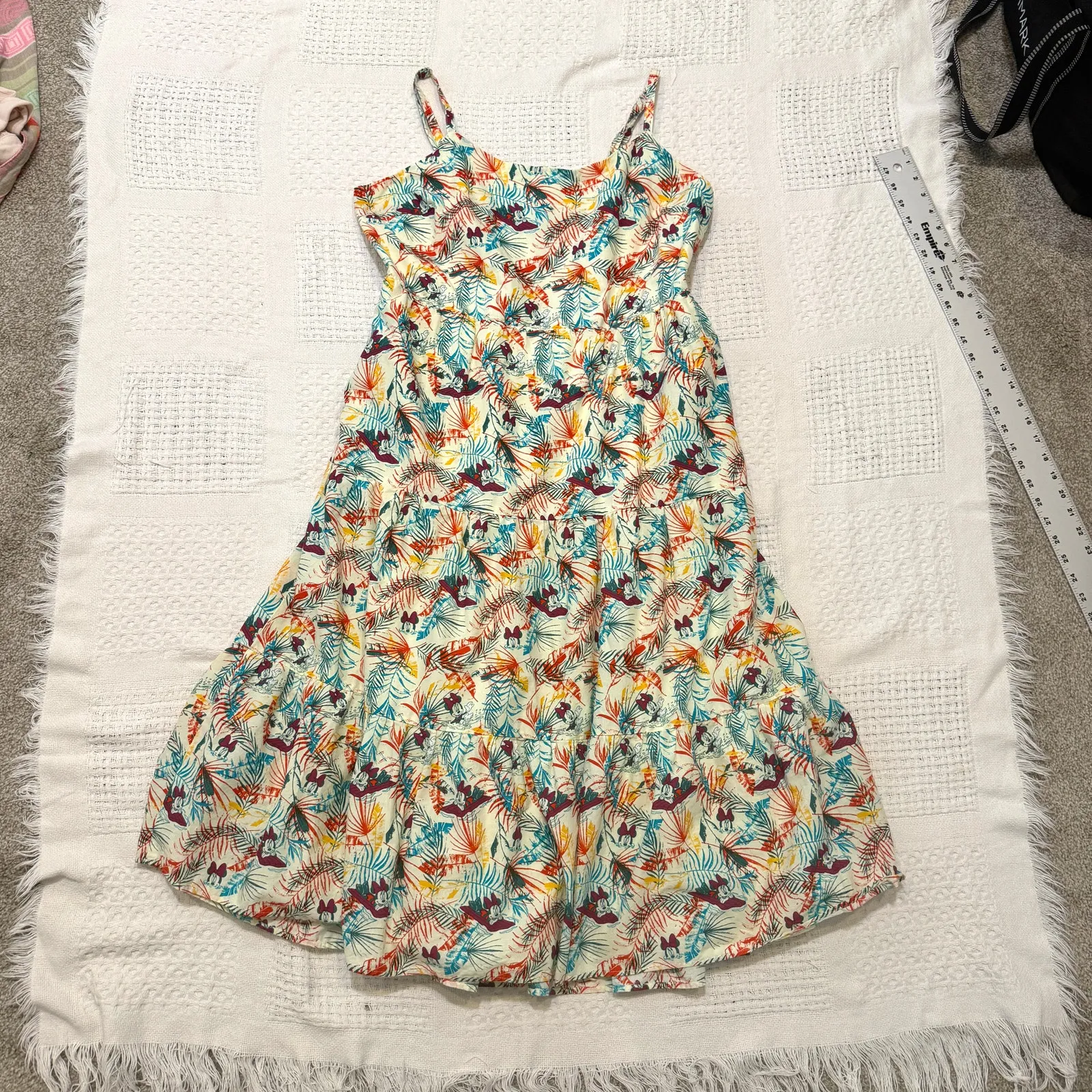 new Disney Minnie Mouse XL Swimming tiered tropical floral dress D3 3148 - Image 9