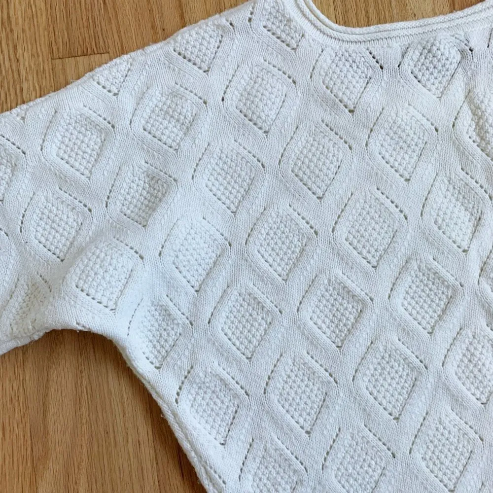United States Sweaters Cozy White Knit Sweater - Image 3