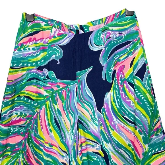 Lilly Pulitzer high waist wide leg‎ palazzo pants 4 S - Image 3
