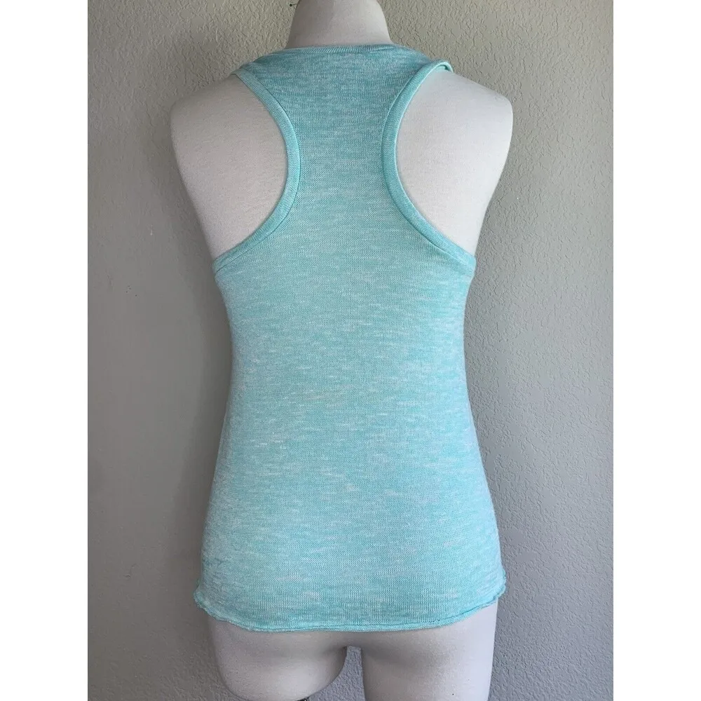 Mickey Gang Characters Racerback Tank Top Light Weight XSmall AquaMarine - Image 7