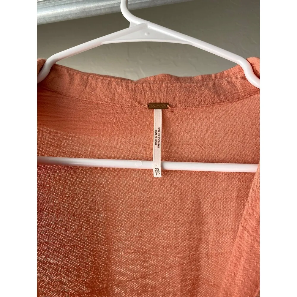 Free People orange long dress as seen on Brandy - Image 4