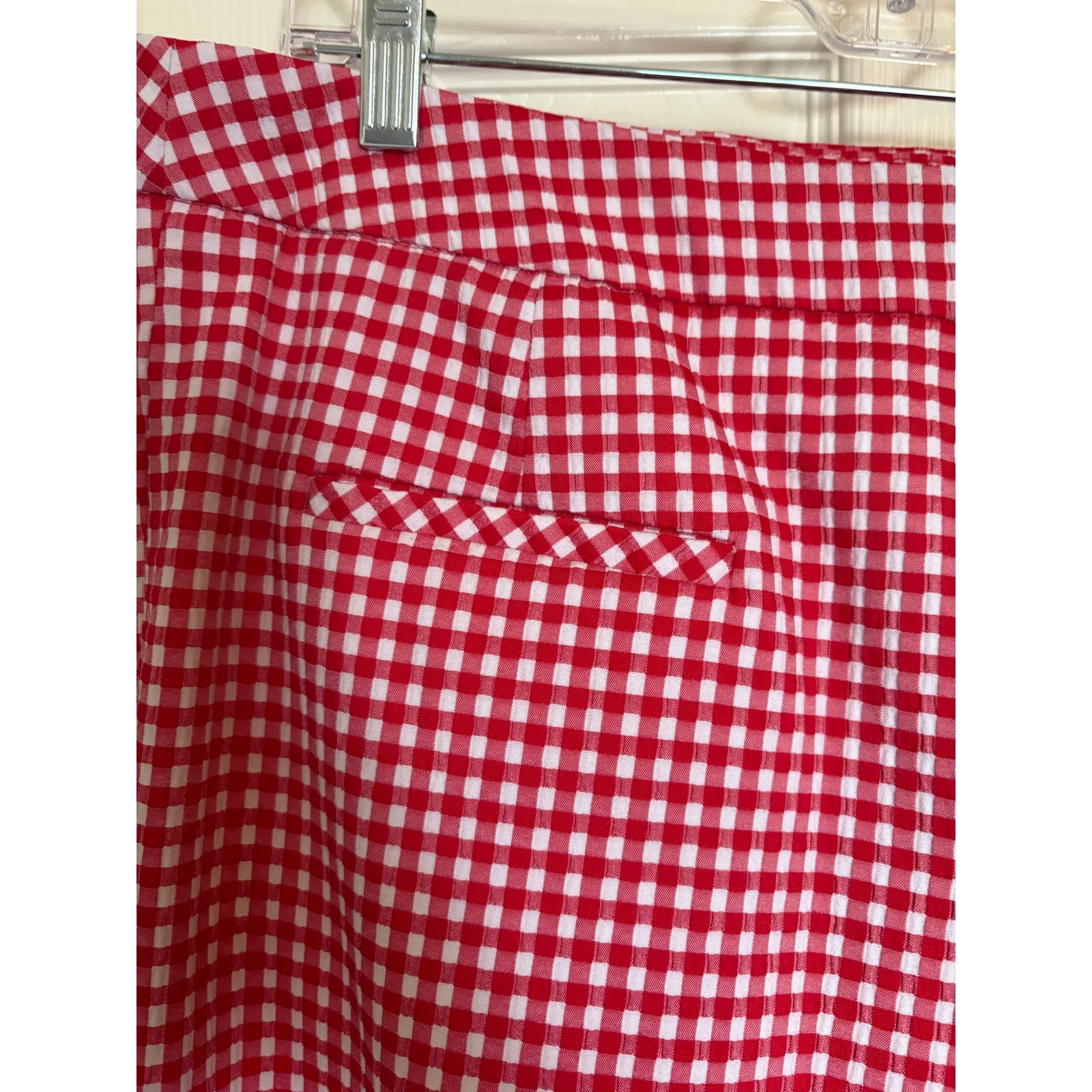 Cato  gingham red/white pants size 16W - Image 6