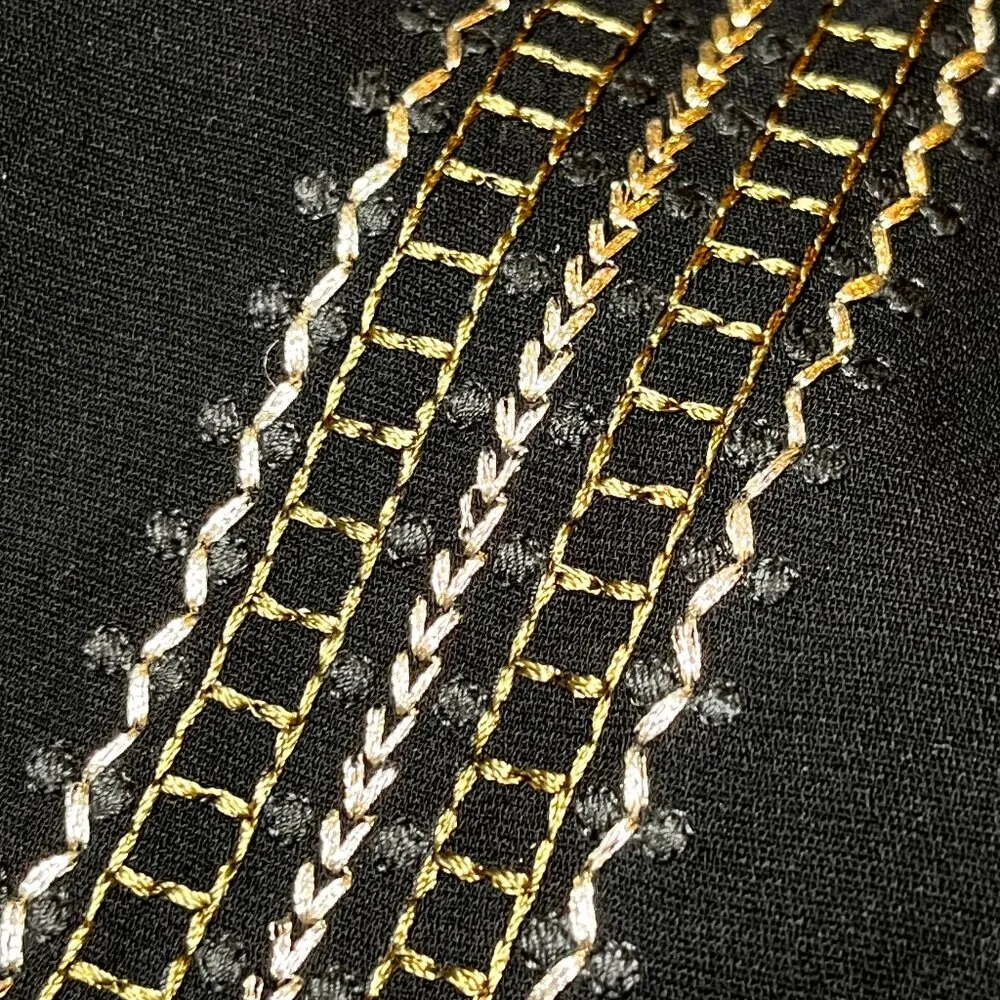 Madewell Black Sequin Mini Skirt SZ 8 Holiday Party Y2K Sparkly Hannah Montana - Image 4