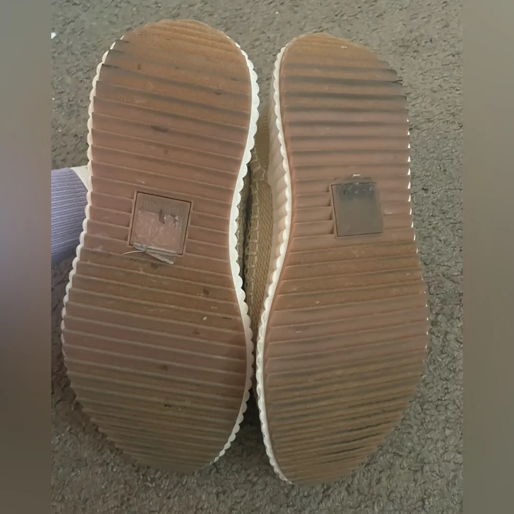 Dolce Vita Light Natural Raffia Platform Dolen Sneakers Tan Size 6.5 - Image 11