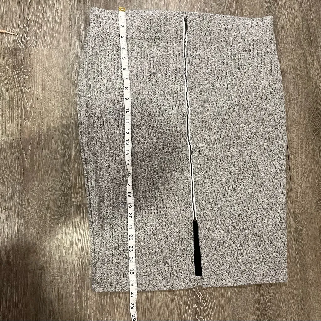 Torrid Grey Pencil Mini Skirt Women’s Plus Size 2 - Image 4