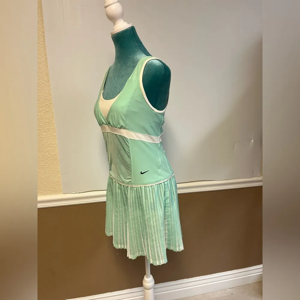 Nike Mint Green Tennis Dress – Size Small | Pleated Skirt | Y2K Athletic Style - Image 5