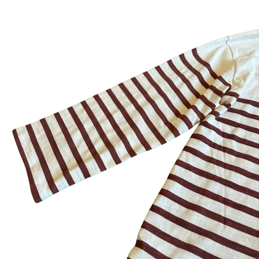 Lane Bryant Pullover Stripe Sweater Collar 100% Cotton Size 18/20 Women's NWT - Image 9