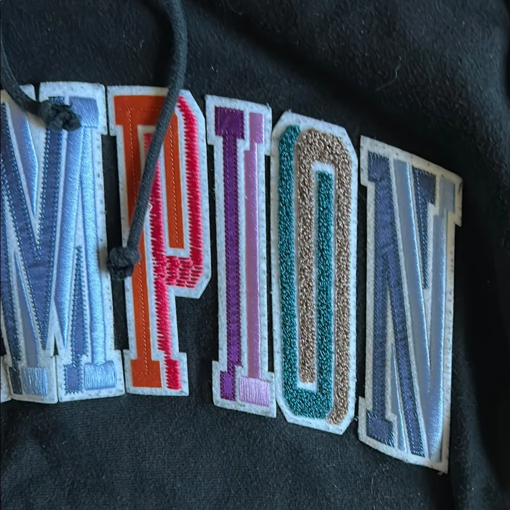 Champion Hoodie with Colorful Logo - Image 5