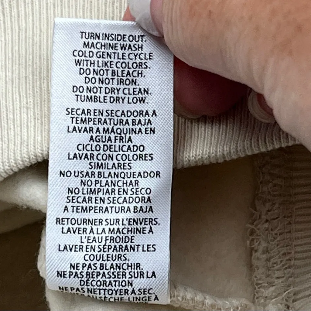 Coney Island‎ Picnic Theater Company Graphic Sweatshirt Womens Small Cream NEW Red - Image 4