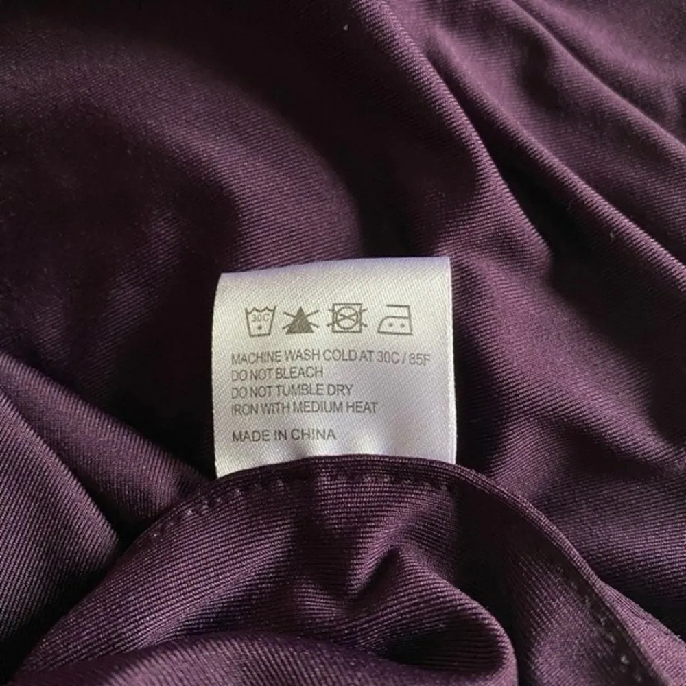 PattyBoutik Women One Shoulder Cocktail Dress, Dark Purple, Size M - Image 5