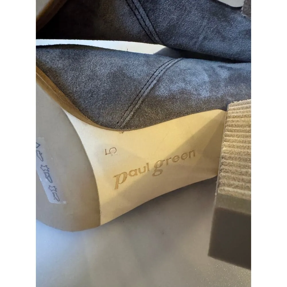 Paul Green Reya Earth Soft Suede Booties - Size 7.5 (new) - Image 8
