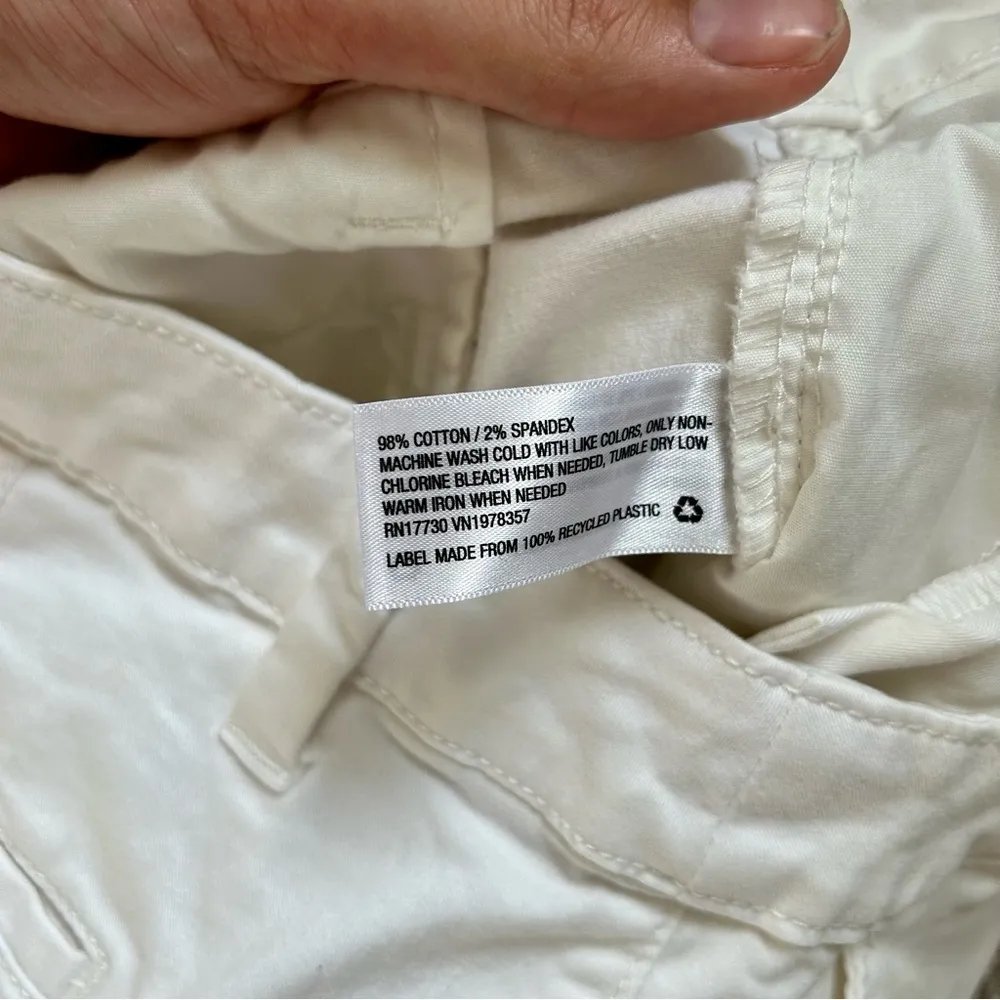 🦋 A New Day White Stretch Shorts Size 12 - Image 3