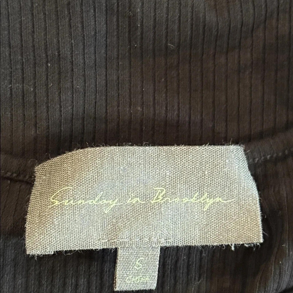 Sunday in Brooklyn Black Ruffle Sleeve - Image 4