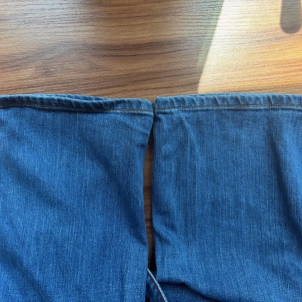 Polo Ralph Lauren Jeans Womens Kelly Stretch Zip Capri Denim Jeans Size 12 Med R - Image 5