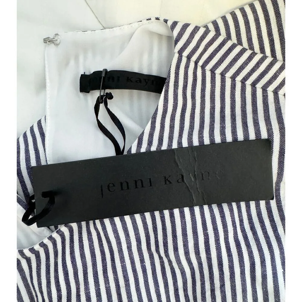 NWT Jenni Kayne Linen Striped Shortsleeve T-Shirt Shift Dress Size S - Image 5