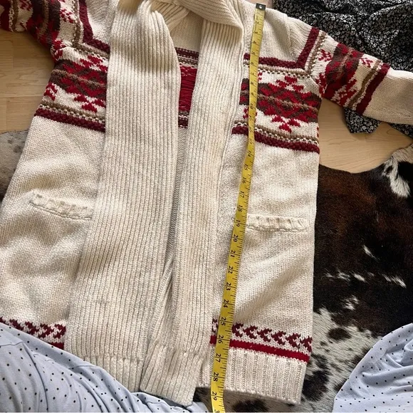 MARINE LAYER Brooklyn Printed Shawl Collar Cardigan Size XS - Image 8