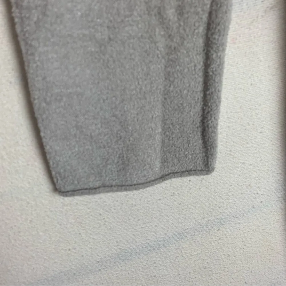 Barefoot Dreams women's medium cardigan duster gray long sweater cozy chic knit - Image 8