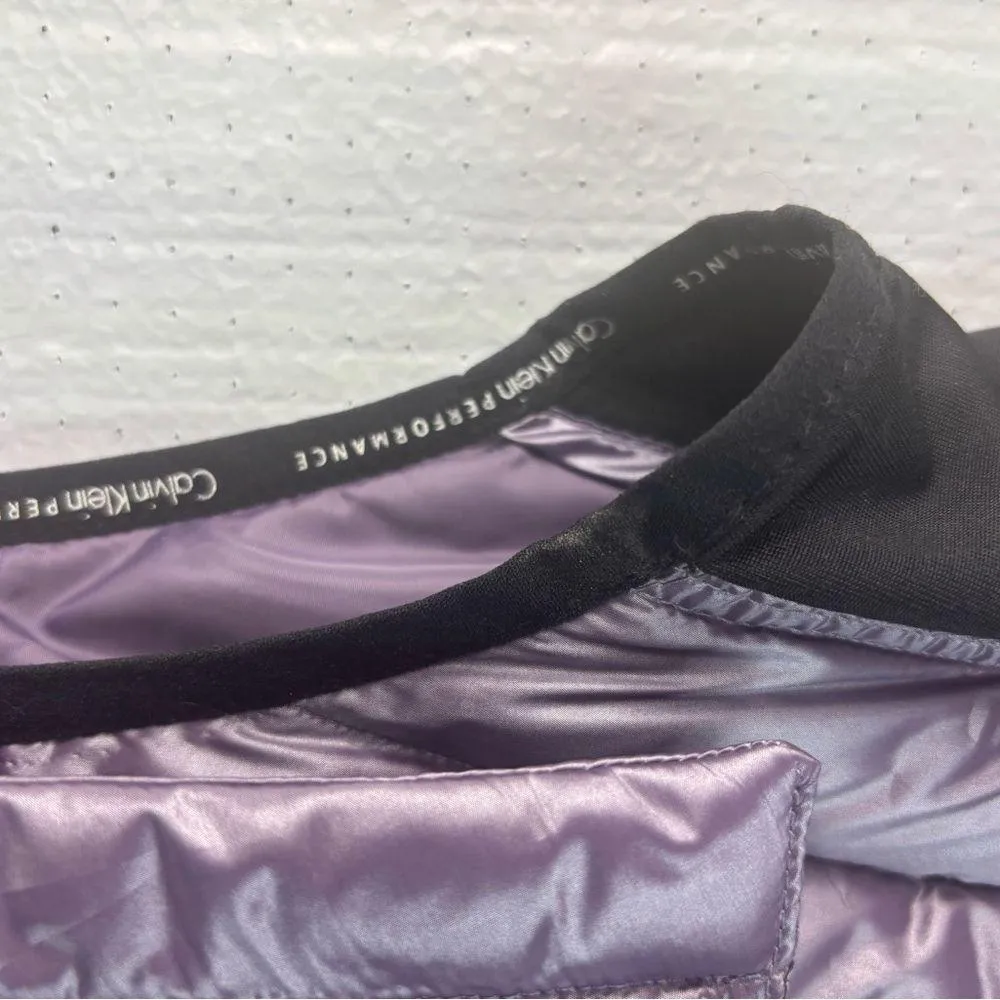 Calvin Klein S Performance Down Feathers Lavender Puffer Jacket Vest - Image 7