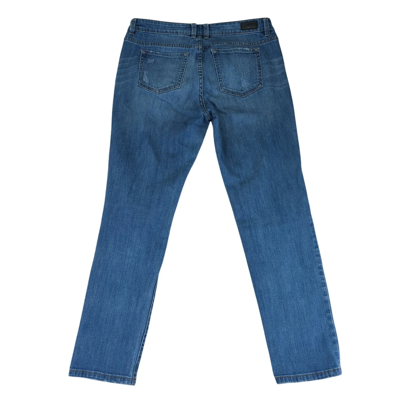 Halogen Girlfriend Jeans Distressed Slim Women's Size 28 Stretch‎ - Image 2