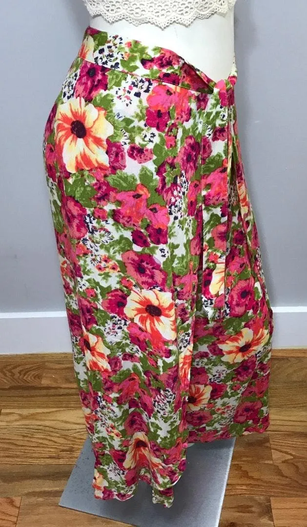 Contemporary Floral Palazzo Pants SZ SM - Image 5