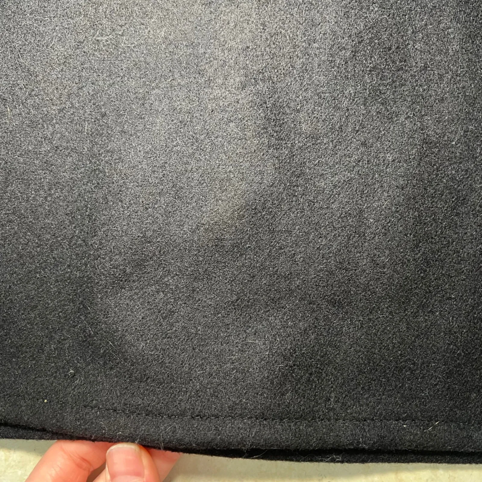 Harve Benard 100% Wool Poncho Hooded Womens Medium Black Oversized Cape Jacket Size undefined - Image 9