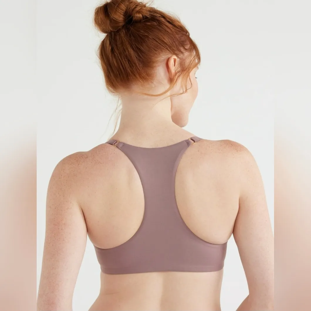 Joyspun Women's Front Close Racerback Push Up Bra Sunset Purple 34C Size undefined - Image 3