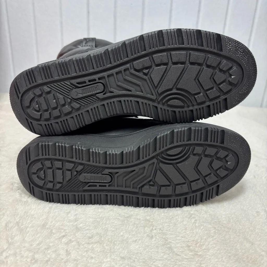 PUMA Sleek Black Winter Snow Boots Size 6 NEW - Image 7
