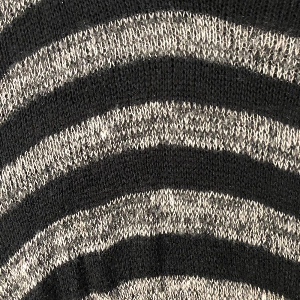 Small Forever 21 Black & Tan Striped Short Sleeve - Image 6