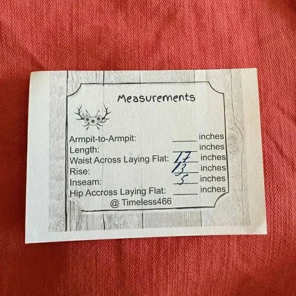 Flag & Anthem Rust Orange Cotton Blend Casual High Rise Sporty Comfy Soft Premiu Orange Size 10 - Image 10