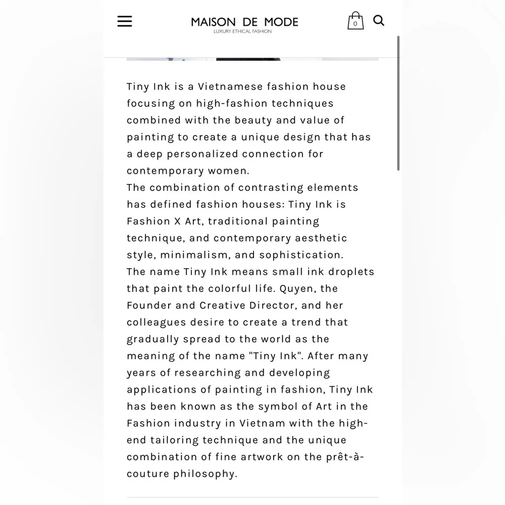 Tiny Ink black mini dress hand painted artisan - Image 11