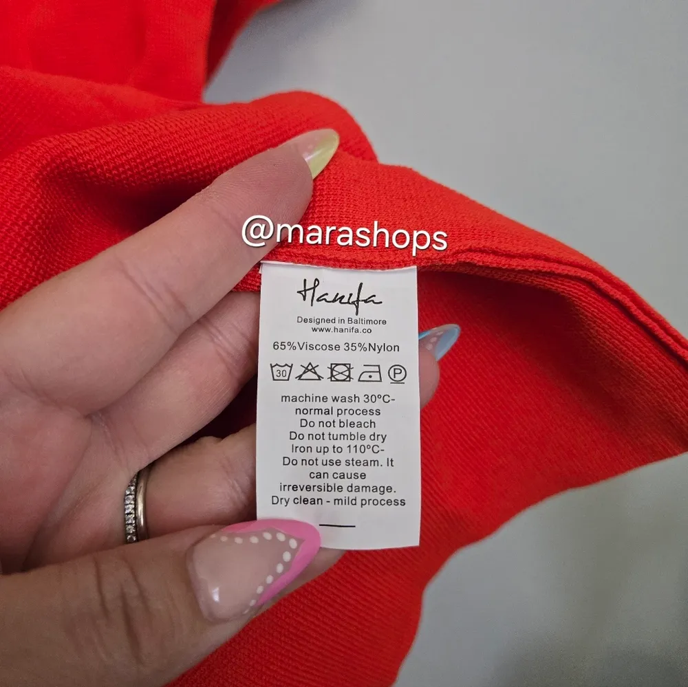 Hanifa Robyn Top Red Size 1X - Image 6