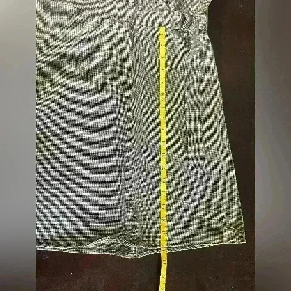 Takara Y2K Brown Houndstooth Surplice Wrap Dress Size 7 Preppy Academia Clueless - Image 13