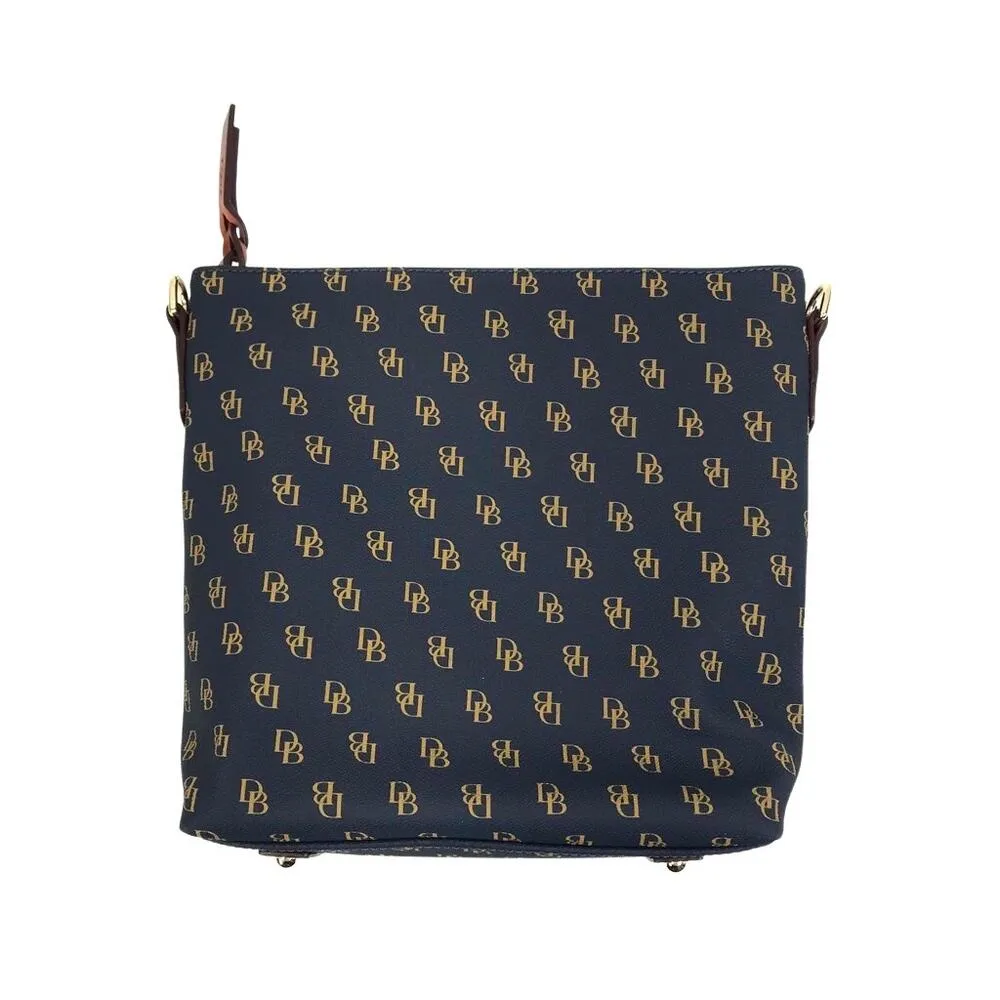Dooney & Bourke Gretta Lani Crossbody Bag Mini Monogram Navy Classic Stylish NWT - Image 5