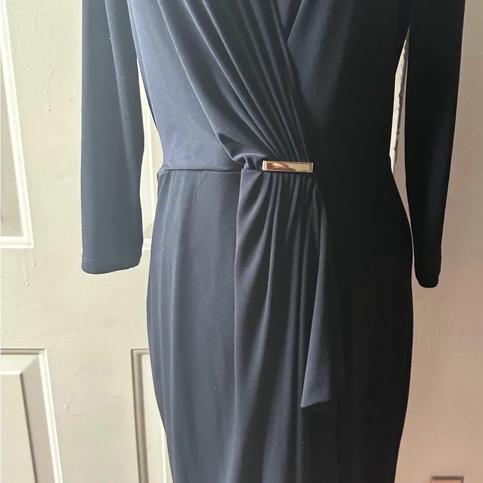 Charter Club Black Long Sleeve Dress - Image 7