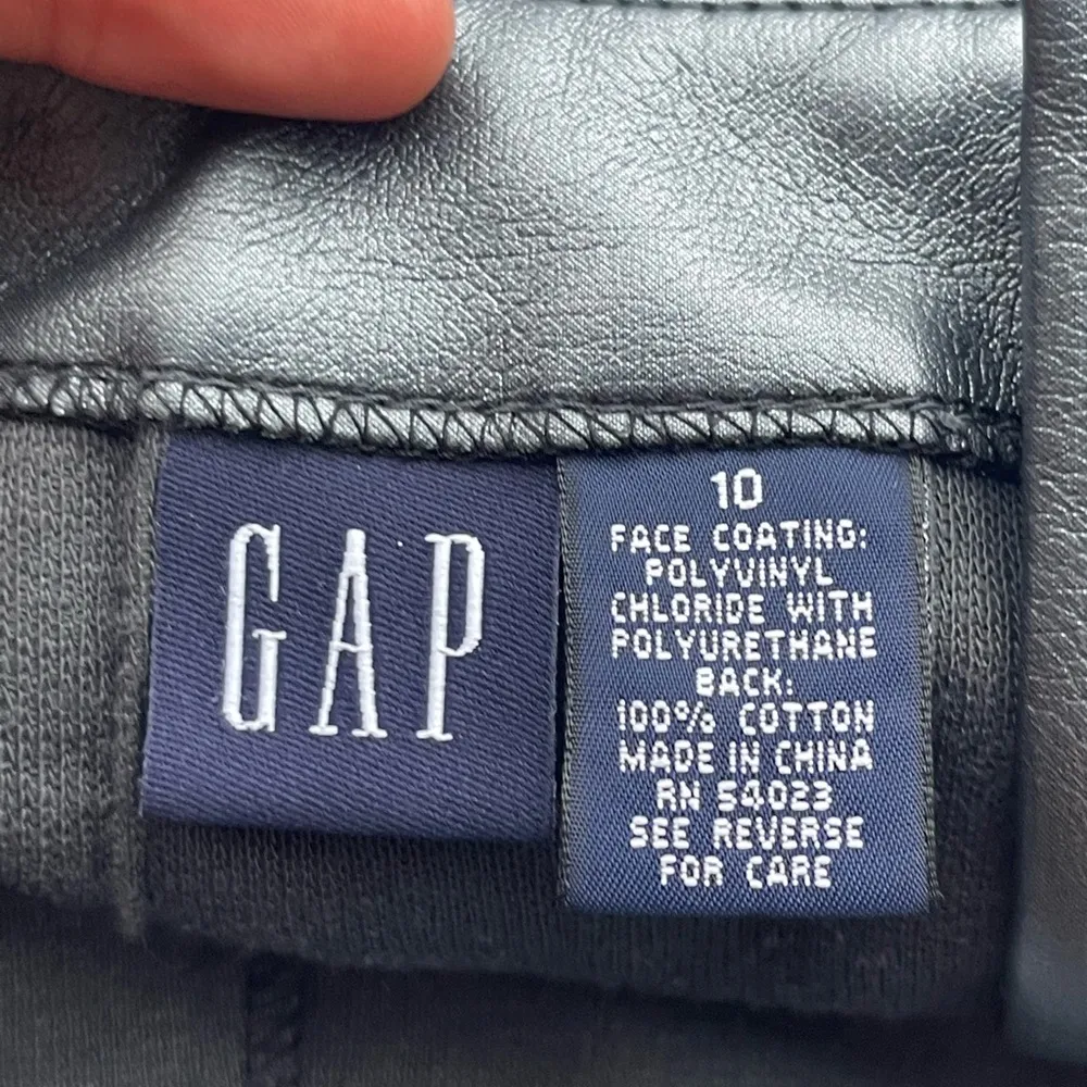 cyber core futuristic mini faux leather polyvinyl pvc shinny skirt size 26 - Image 2