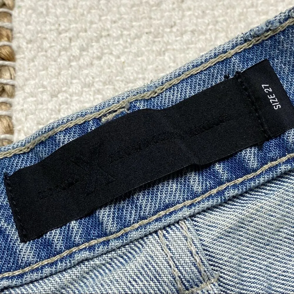 Alexander Wang Hike Rolled Vintage Bleach Shorts Women’s Size 27 - Image 8