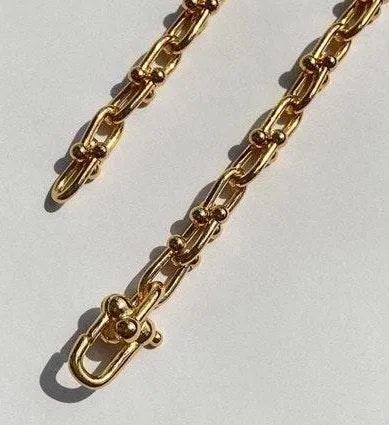 Gold Plated Chain Necklace - Image 3