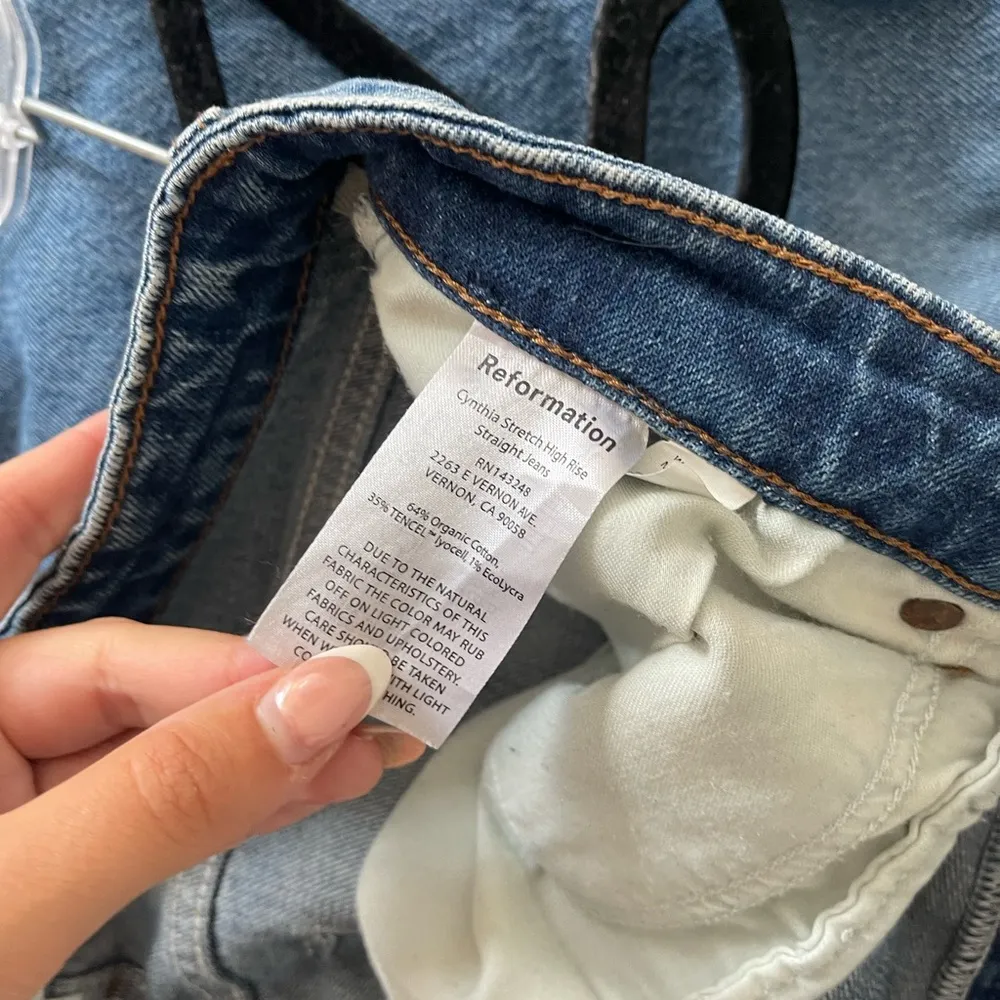 Reformation Cynthia Stretch High Rise - Image 6