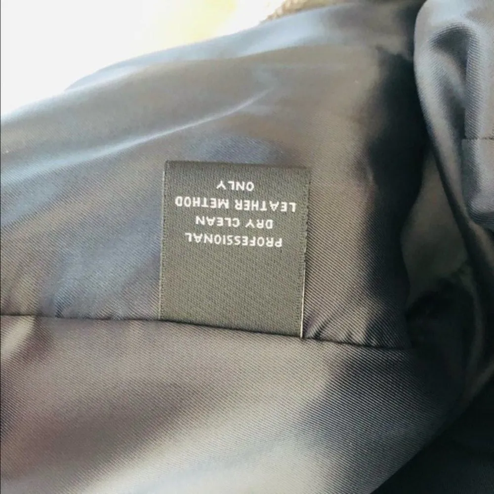 Preston & York Lambskin Leather Moto Jacket, Luxurious, Dark Green, Small, NWT‎ - Image 14