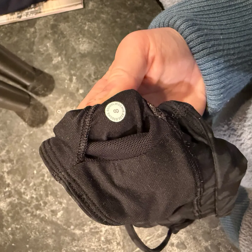 lululemon athletica Black Patterned Women's Top - Image 4