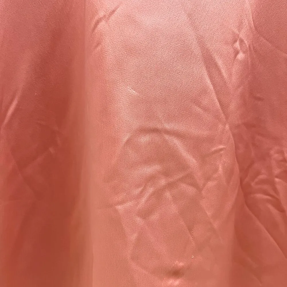 Dessy Collection Sleeveless Blouson Bodice Trumpet Gown in Desert Rose size 4 Pink - Image 4