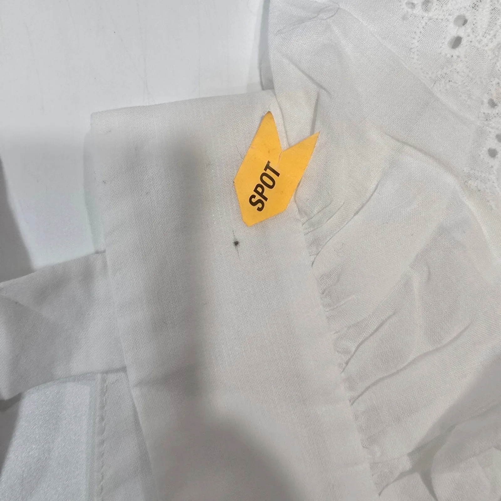 Tularosa Trixie Crop Top in White Large - Image 12