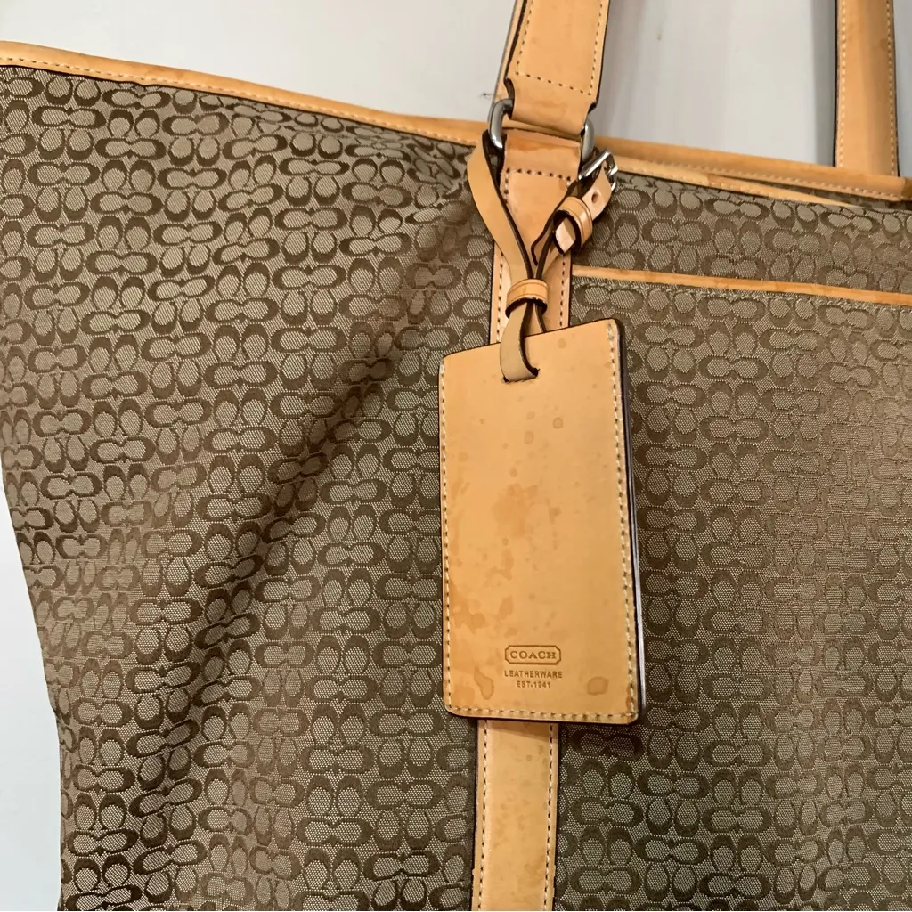 Coach Monogram Oversized Weekender Travel Shoulder Bag - Image 8