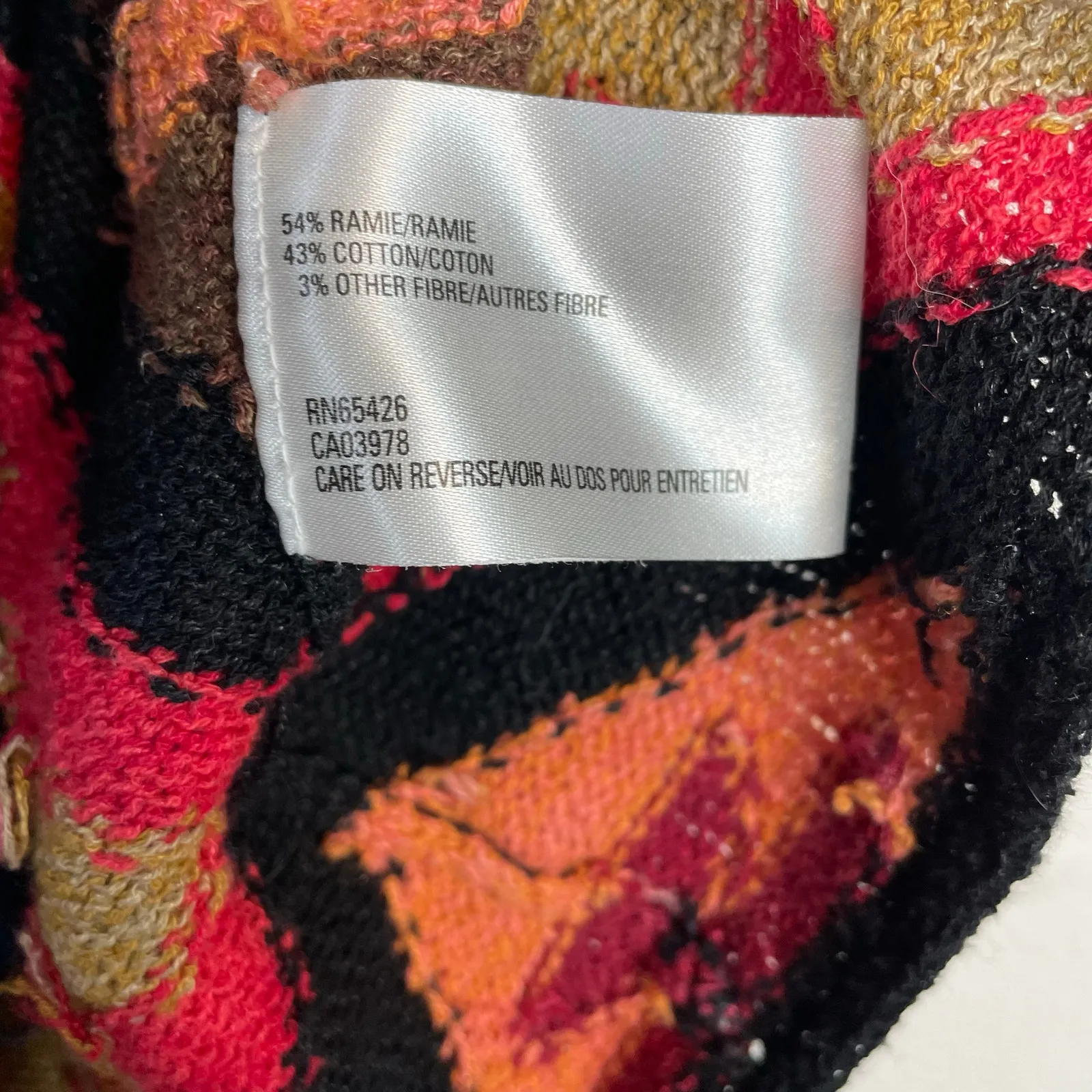 Northern Isles Vintage Southwestern Aztec Zip Up Cardigan Sweater Womens M Multiple Size M - Image 11