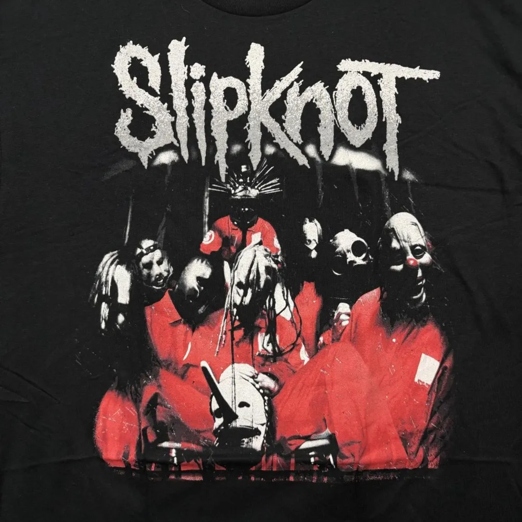 Slipknot Debut Album Cover Heavy Metal Band T-Shirt XL - Image 2