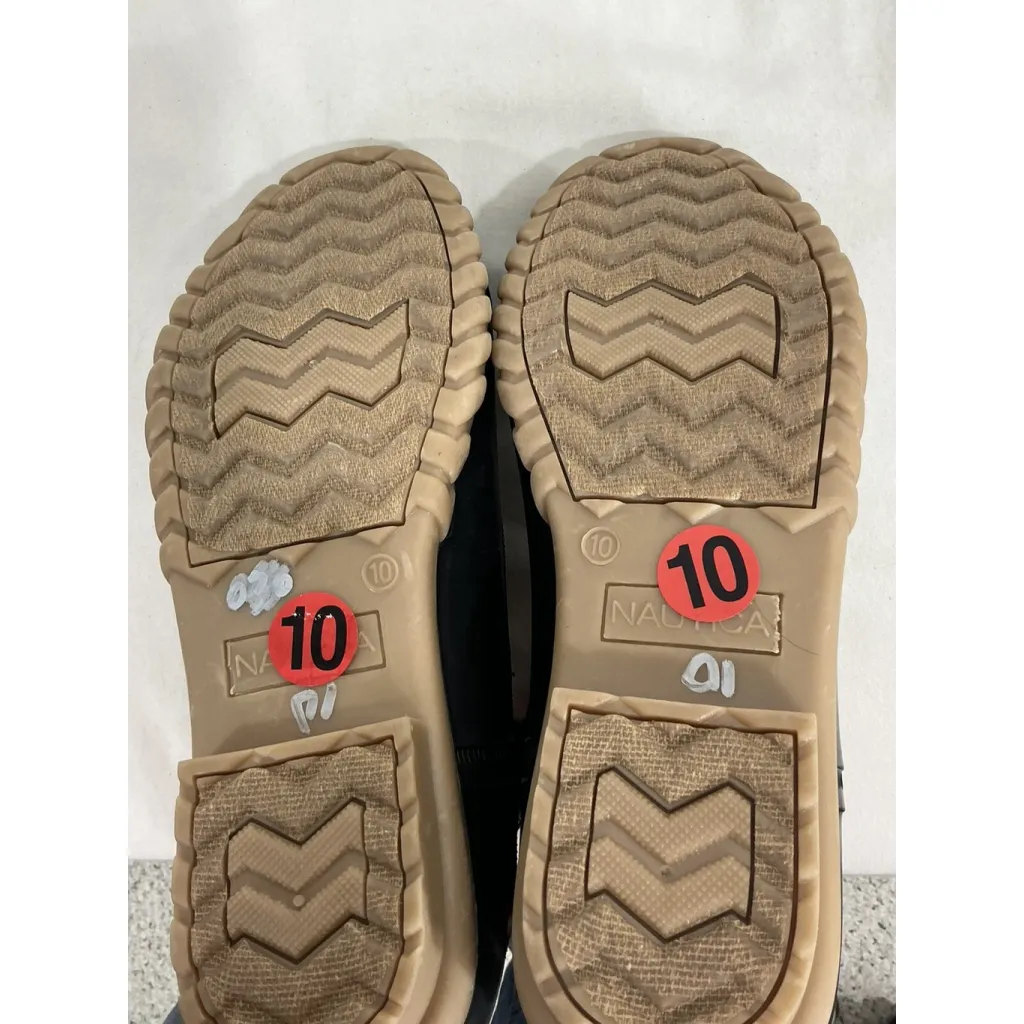 Womans Nautica Dorsay Black Quilted Ankle Duck Rain Snow Rubber Boots Size 10 - Image 8