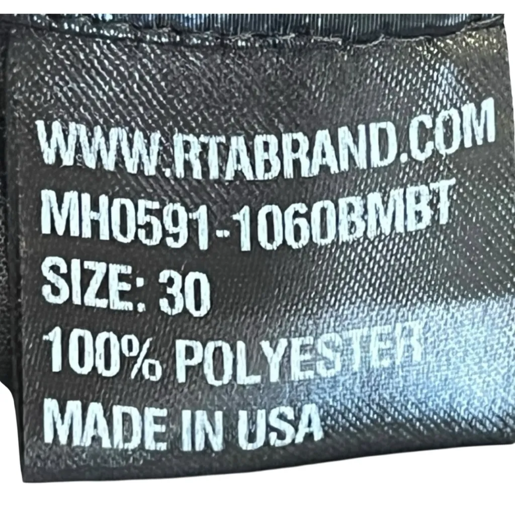 RtA‎ Shiny Black Vinyl Pants Size 30 - Image 8