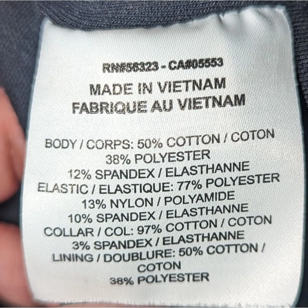 NIKE AIR BLACK CROPPED ELASTIC BAND SPORTS ATHLETIC TANK - Image 5