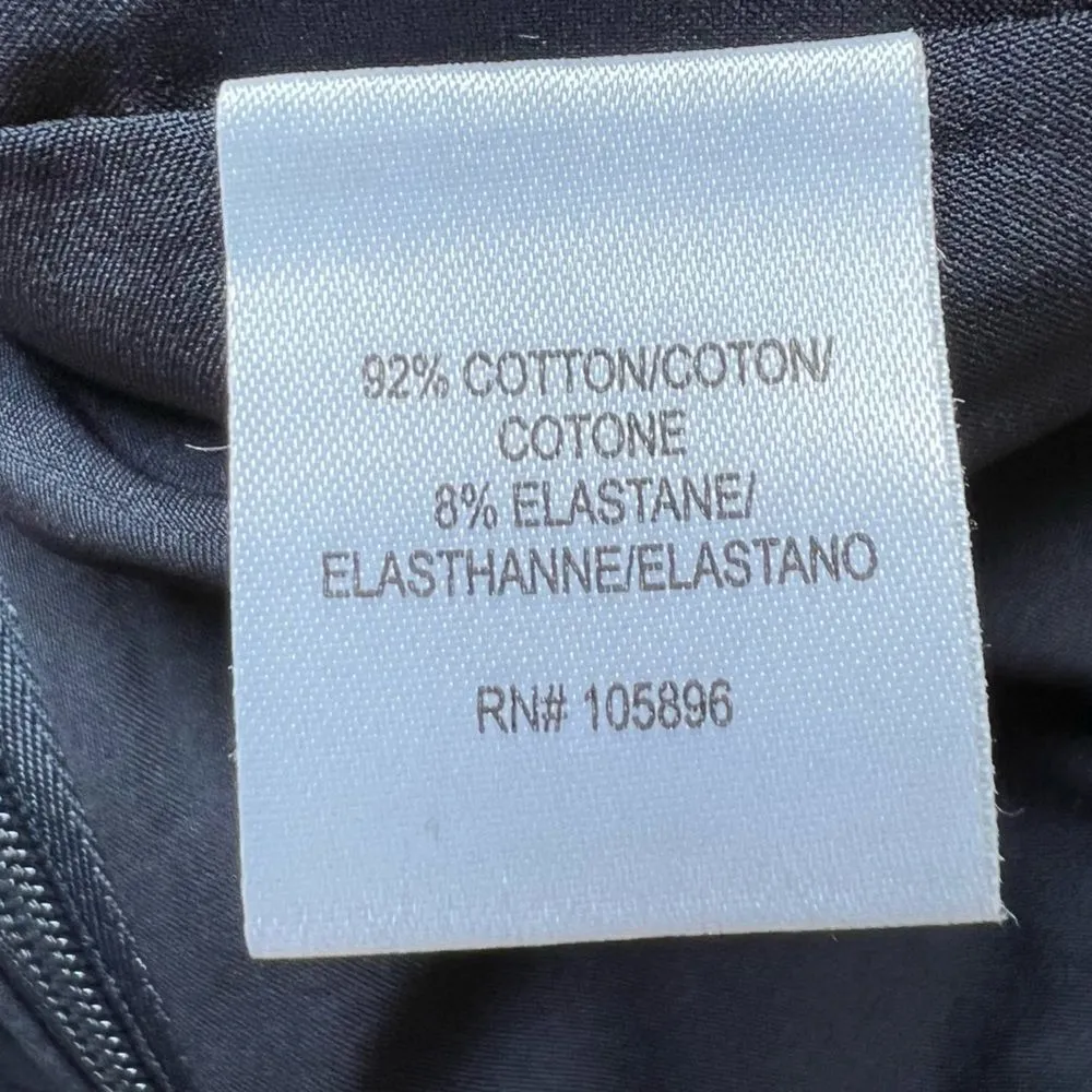 Worth New York Black Skirt with Side Slit Zippers Size 4 - Image 7