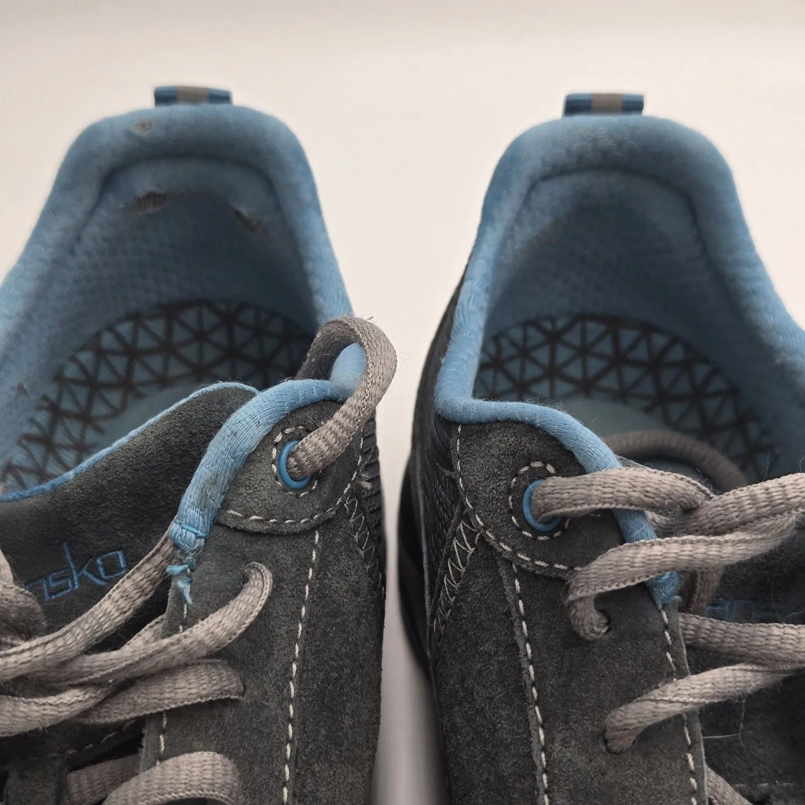 Dansko Gray Blue Leather Comfort Walking Shoes Women Size EU 39 US 8 Sneakers - Image 9